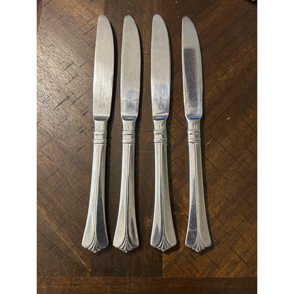 Pfaltzgraff Ellington Stainless Steel Flatware Knives Set Of 4 - Picture 3 of 4